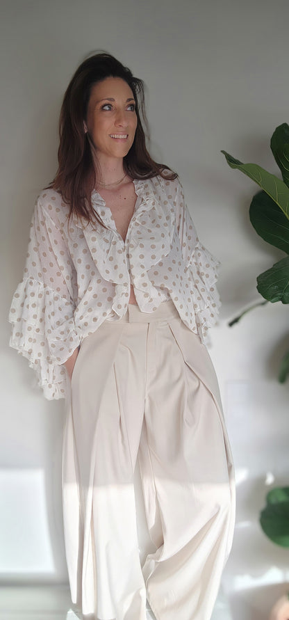 Pantalon CUBA Beige Clair
