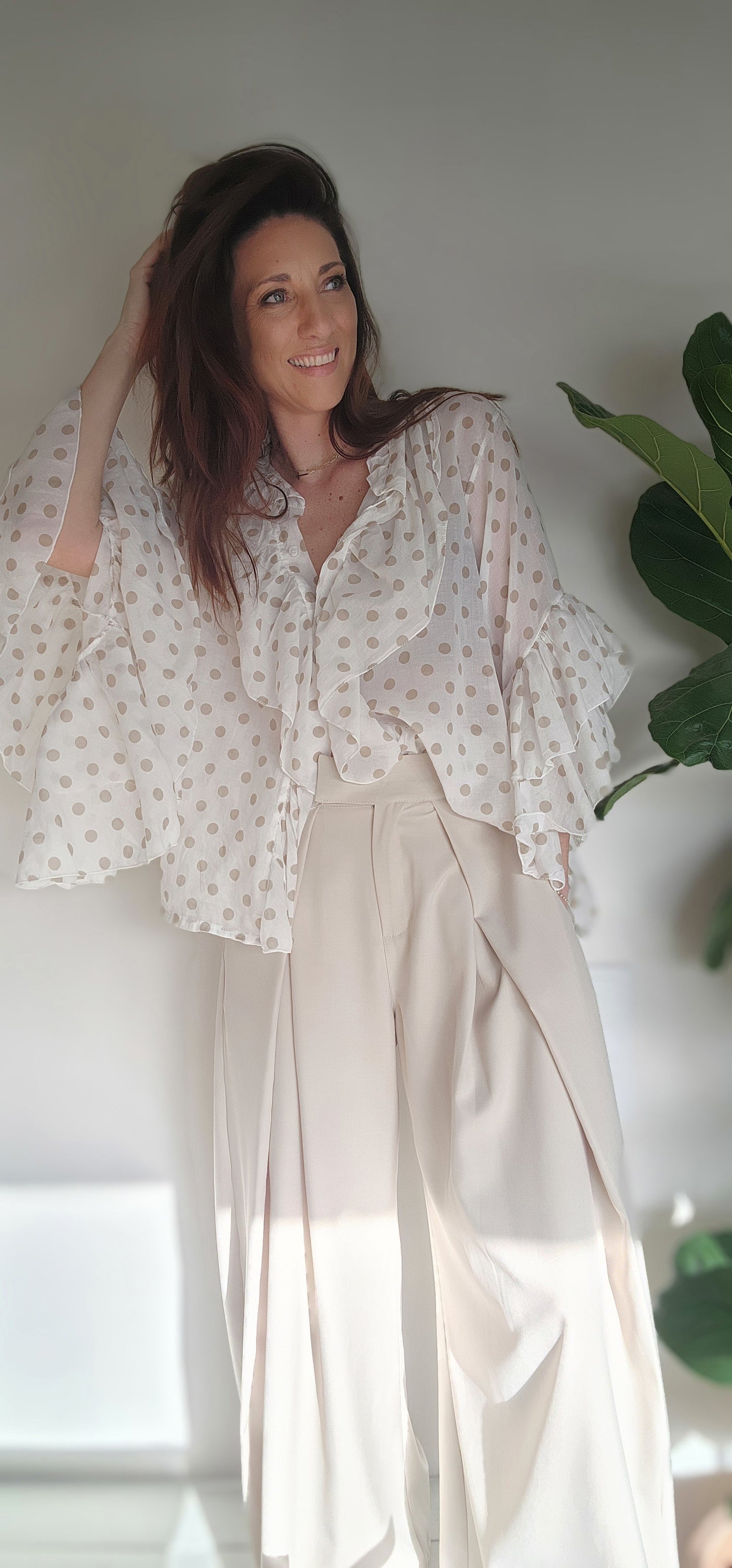 Pantalon CUBA Beige Clair