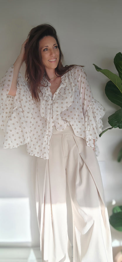 Pantalon CUBA Beige Clair