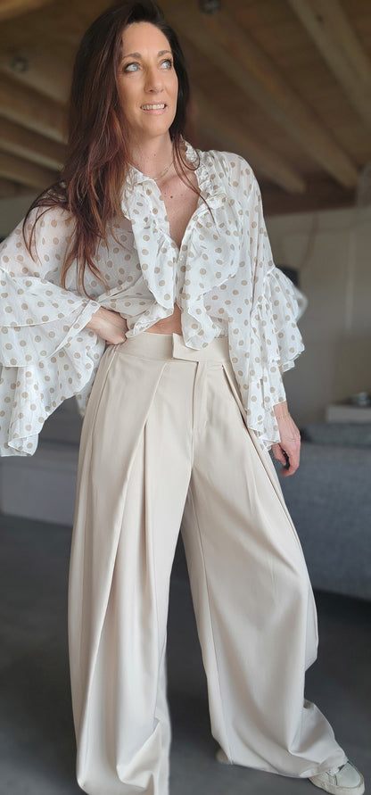 Pantalon CUBA Beige Clair