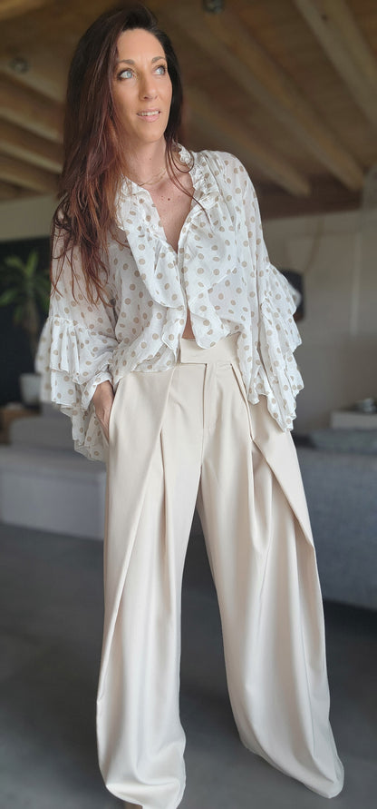 Pantalon CUBA Beige Clair