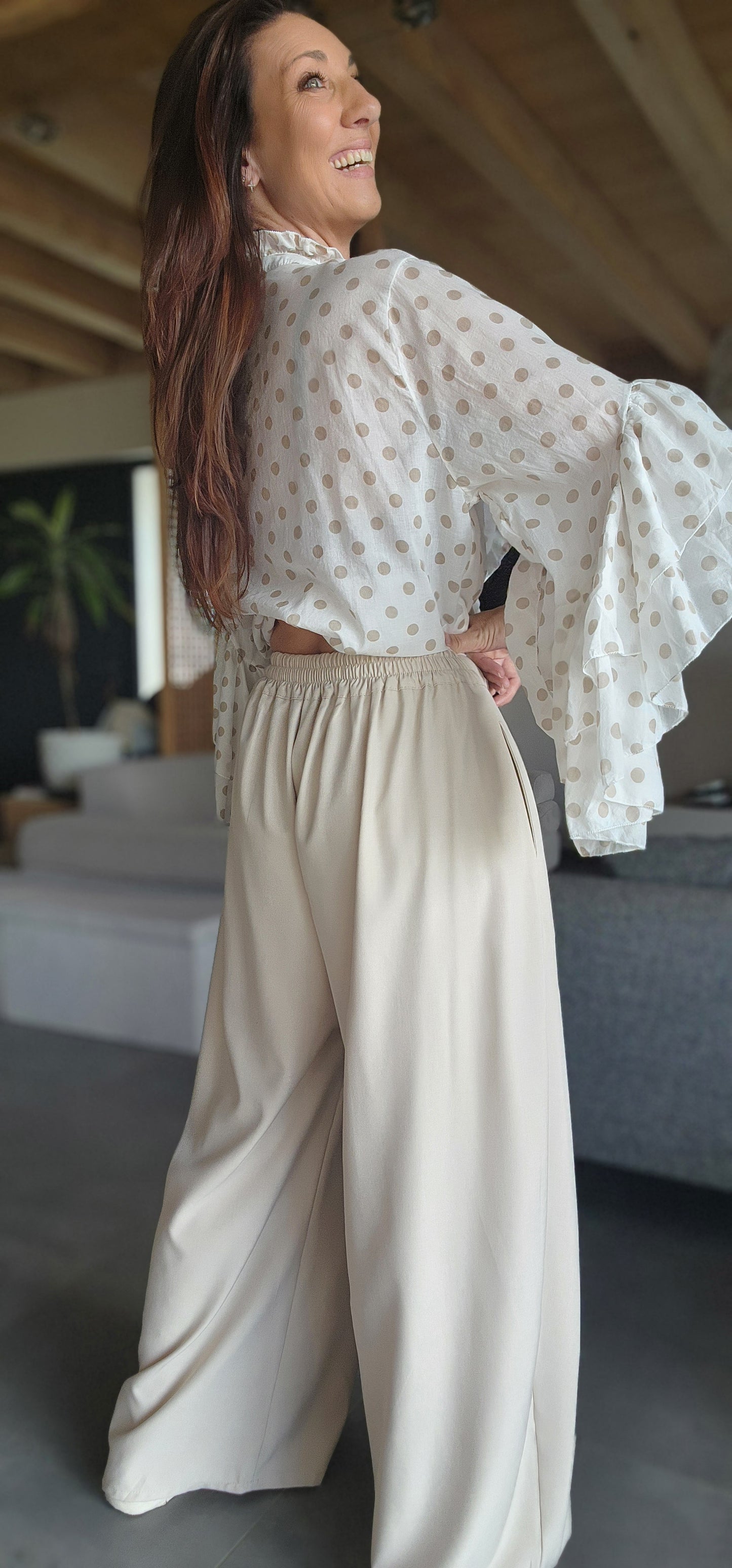 Pantalon CUBA Beige Clair