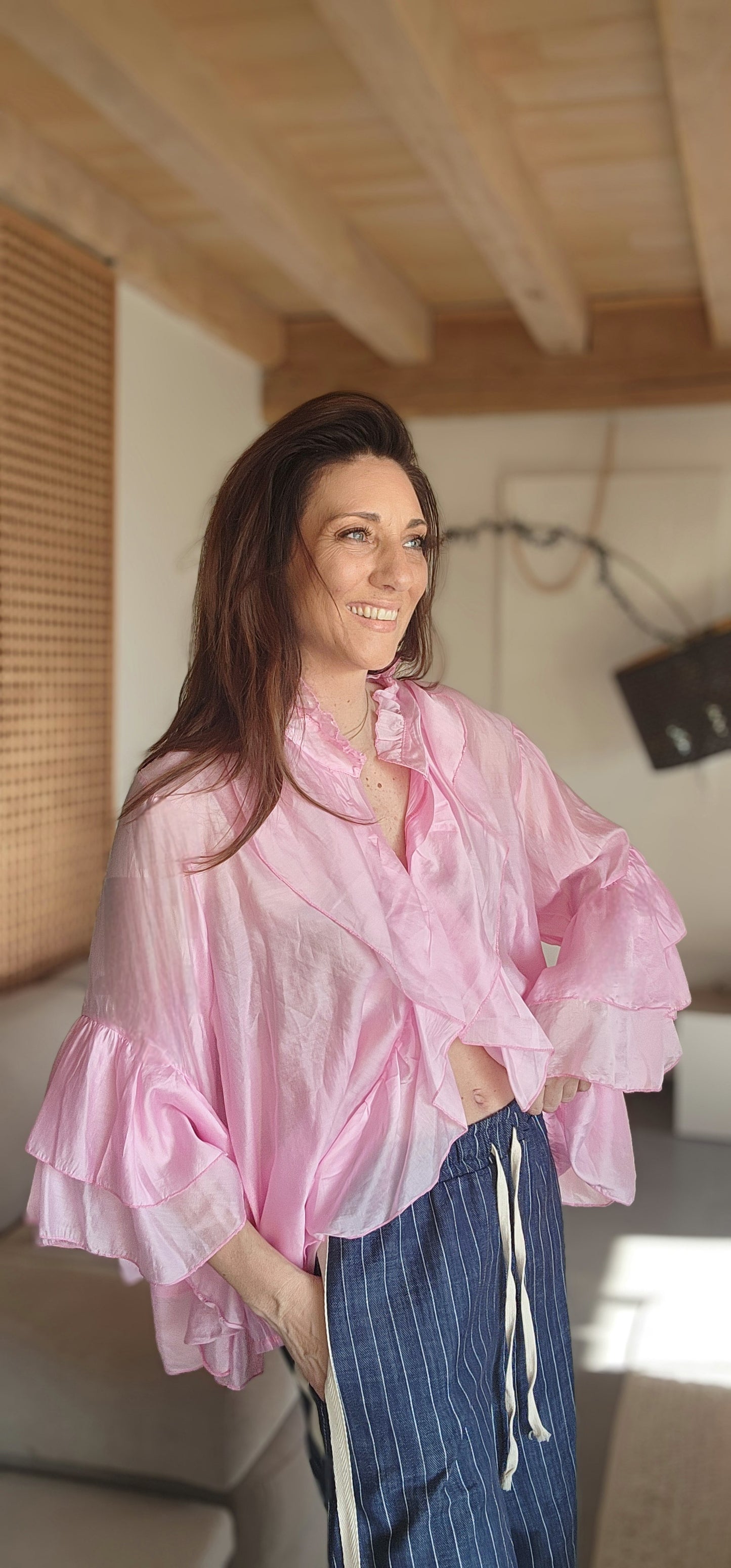 Chemise IBIZA Rose Unie