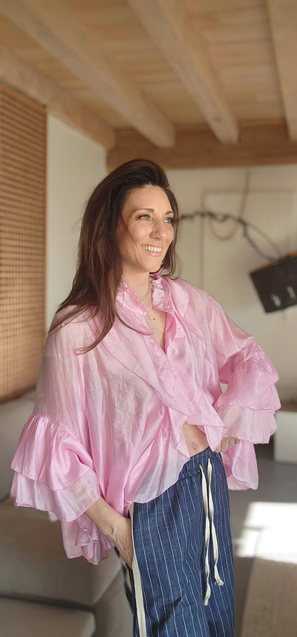 Chemise IBIZA Rose Unie