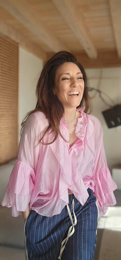 Chemise IBIZA Rose Unie