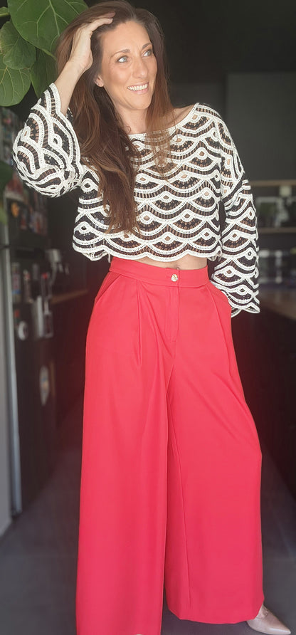 Pantalon KARINA ROUGE