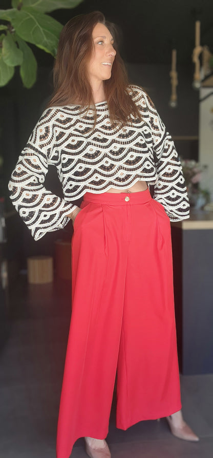 Pantalon KARINA ROUGE