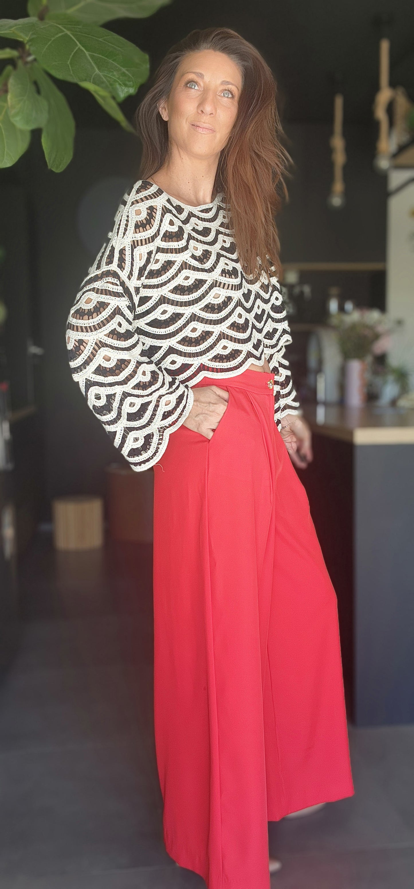 Pantalon KARINA ROUGE