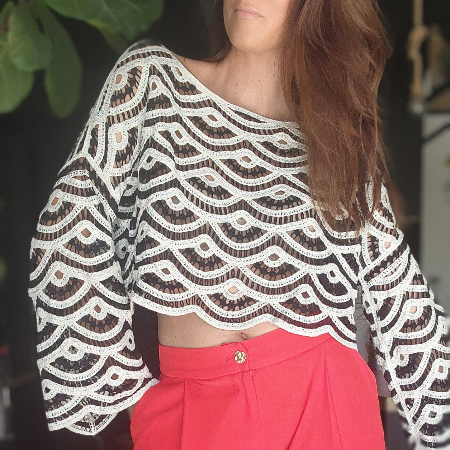 Haut crochet MALLORCA Noir