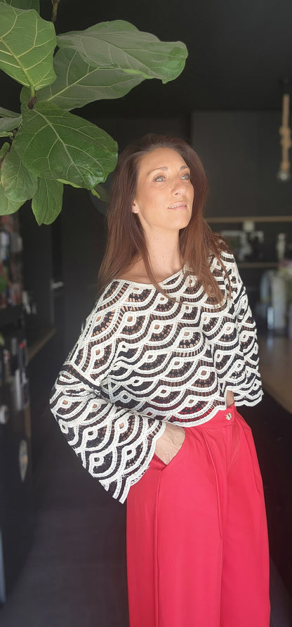 Haut crochet MALLORCA Noir