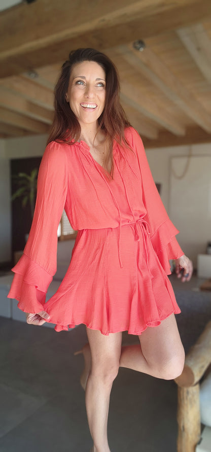 Robe OPALE Corail