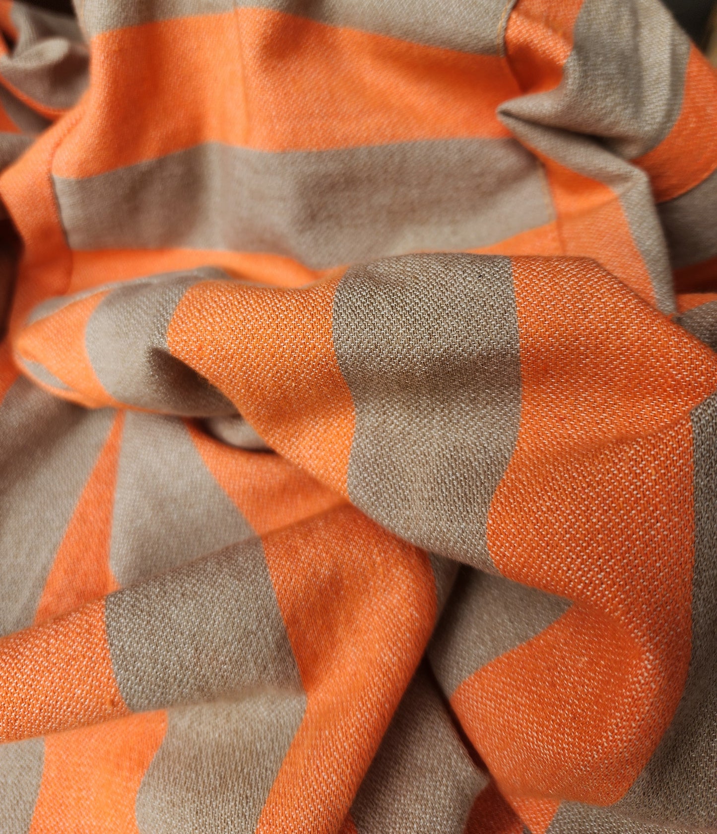Pantalon RAYA Orange / Taupe