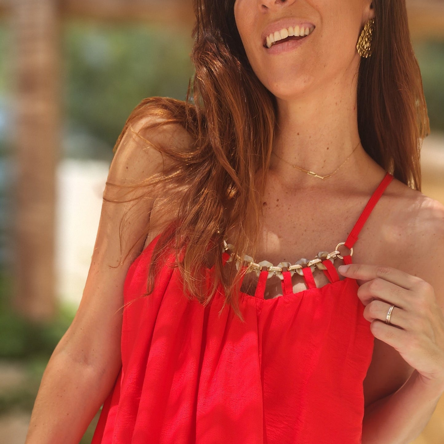 Robe CARLA Rouge