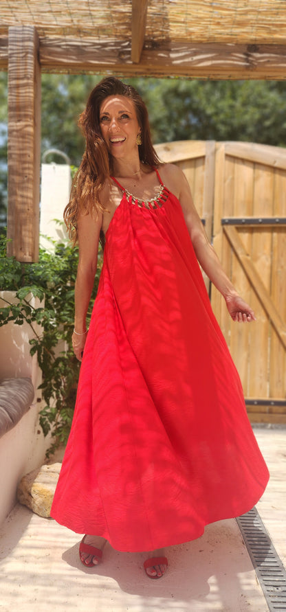 Robe CARLA Rouge