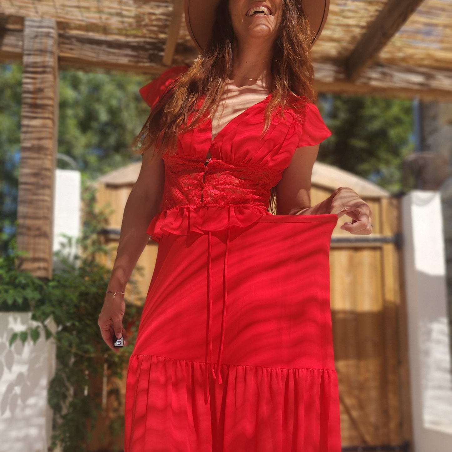 Jupe AMALIA Rouge