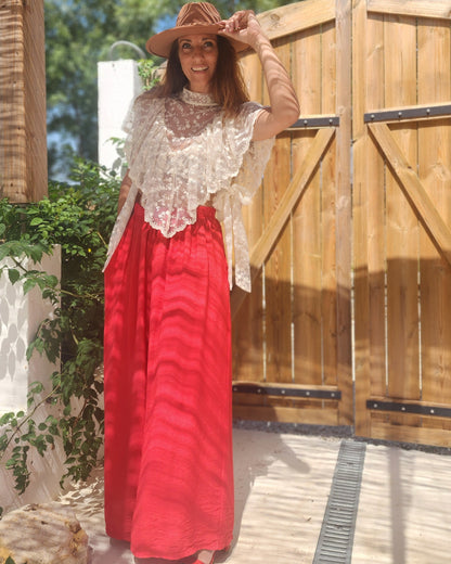 Pantalon DARIO Rouge