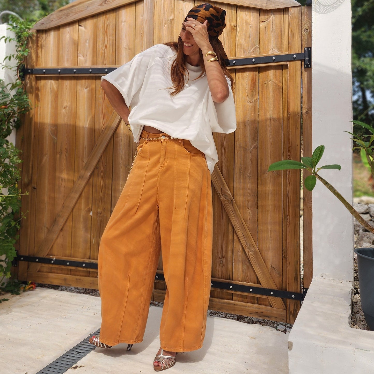 Tee-shirt DENVER oversize Blanc