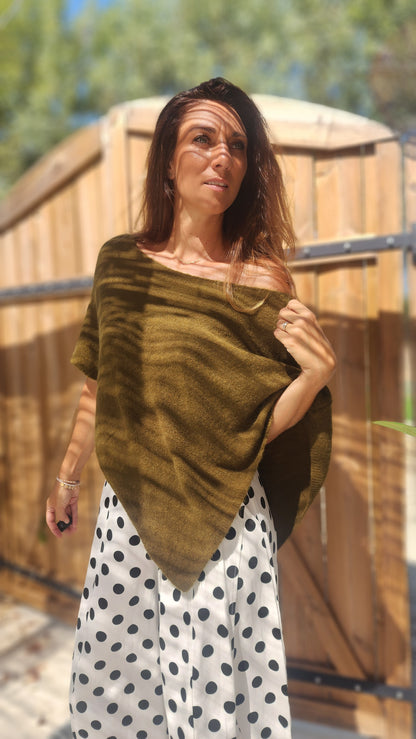 Poncho JADE Vert Olive