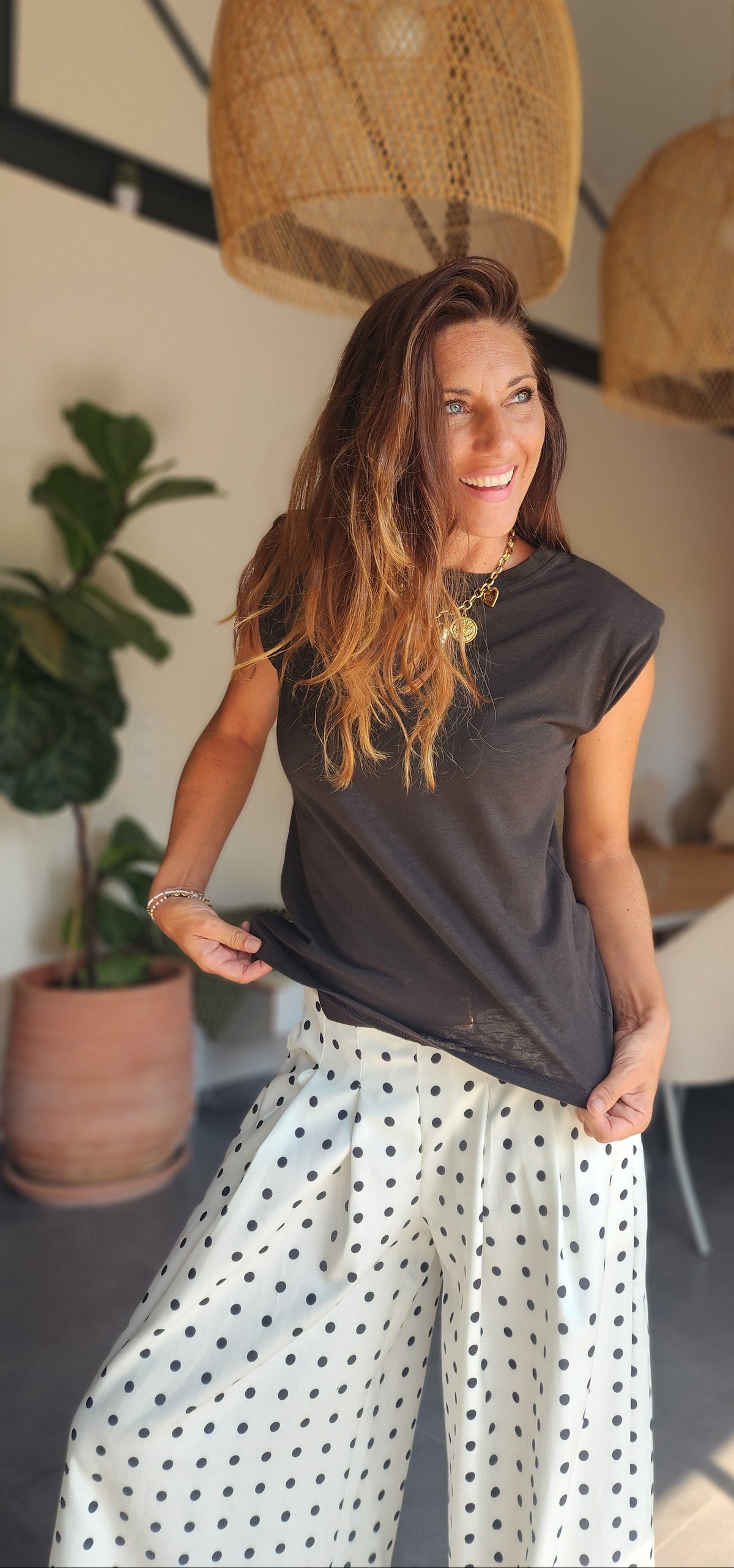 Tee-shirt JANET Chocolat
