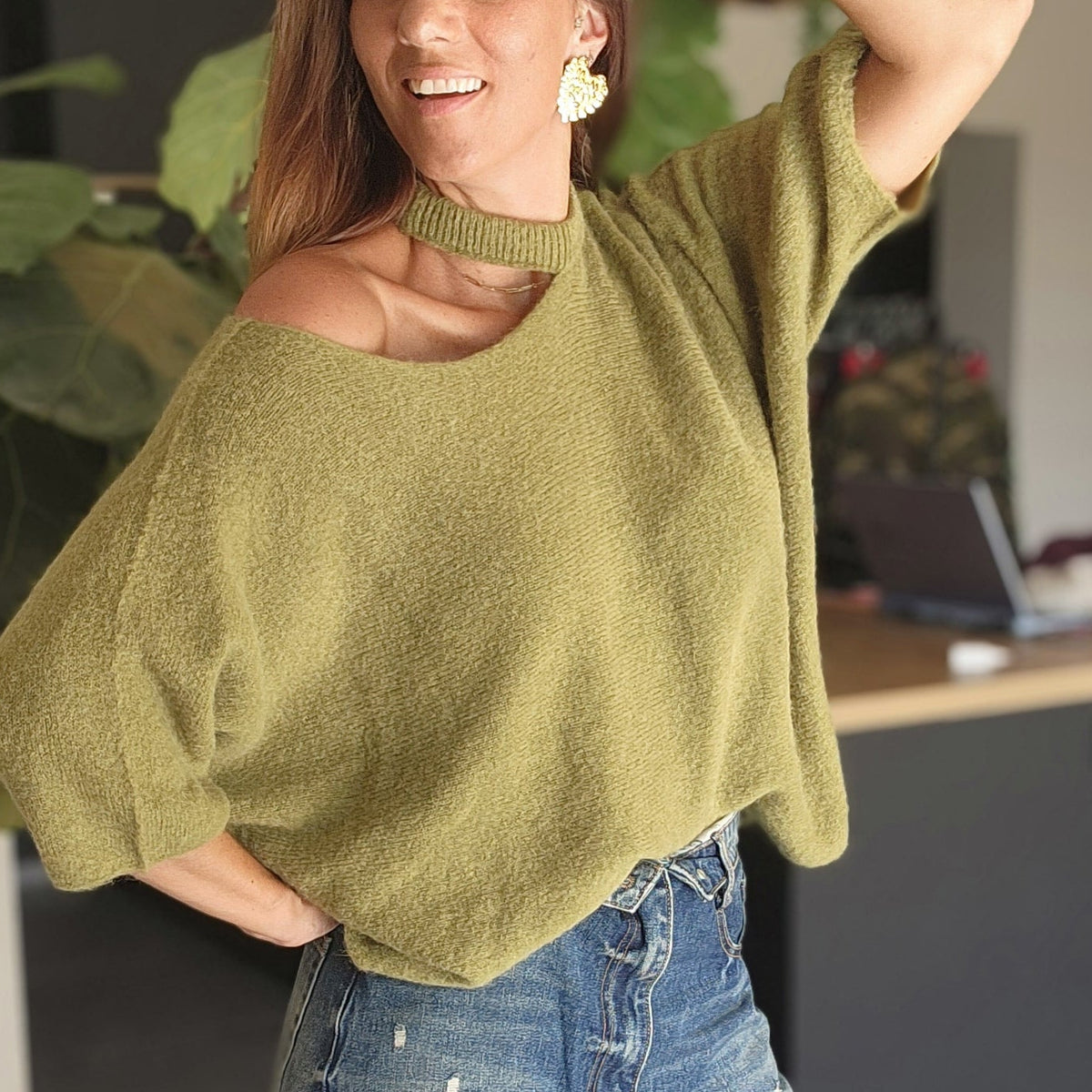 Pull MALO Vert Olive