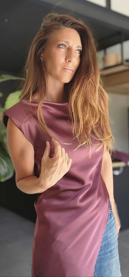 Haut PLUM Burgundy