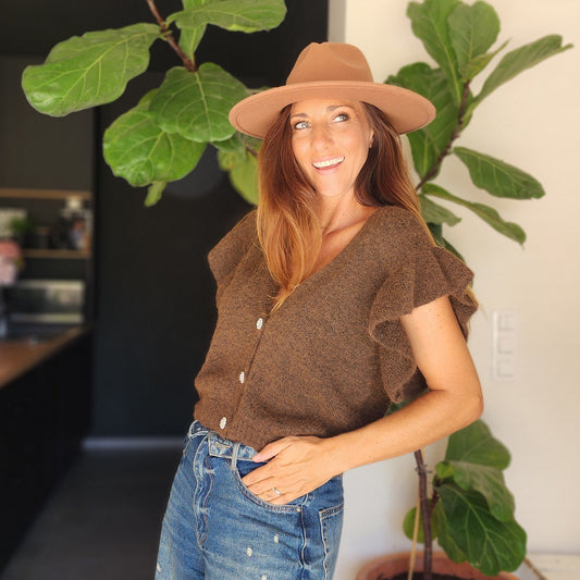 Gilet INES Chocolat