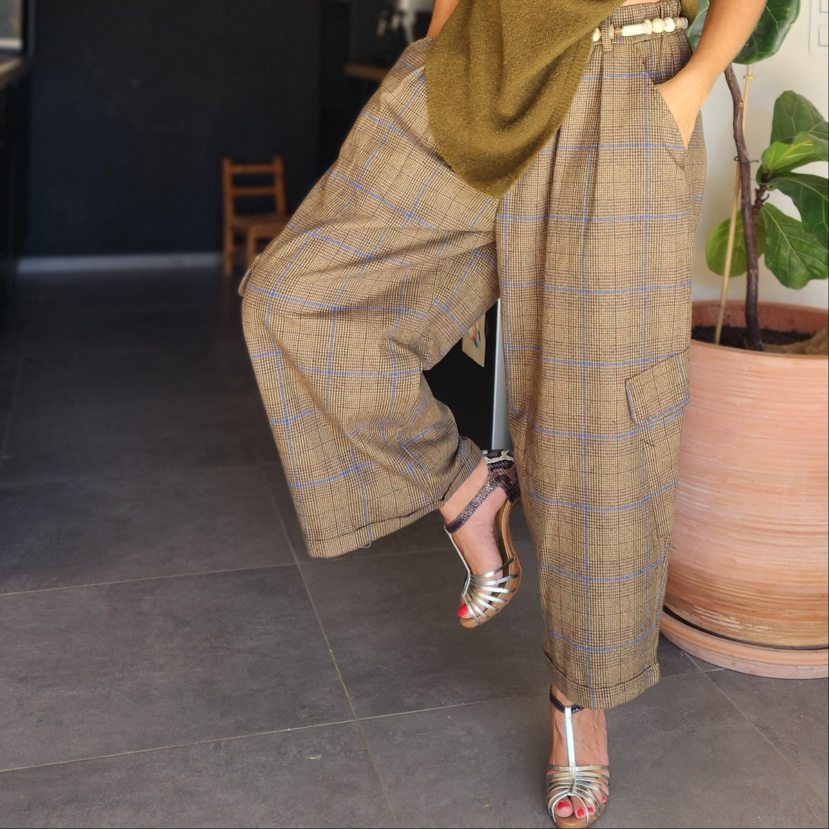 Pantalon Cargo CAMELO