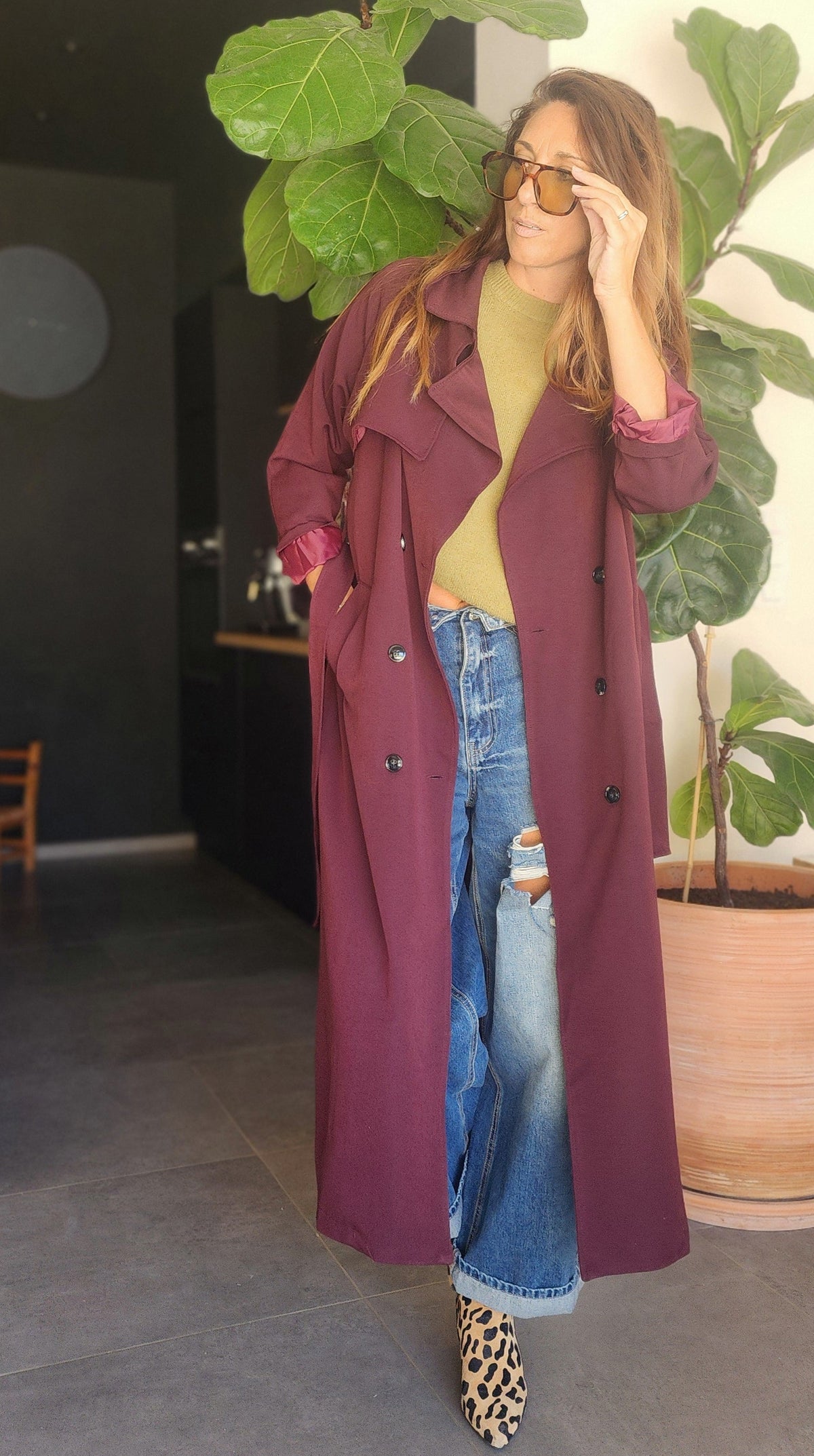 Veste longue CAMBRIDGE
