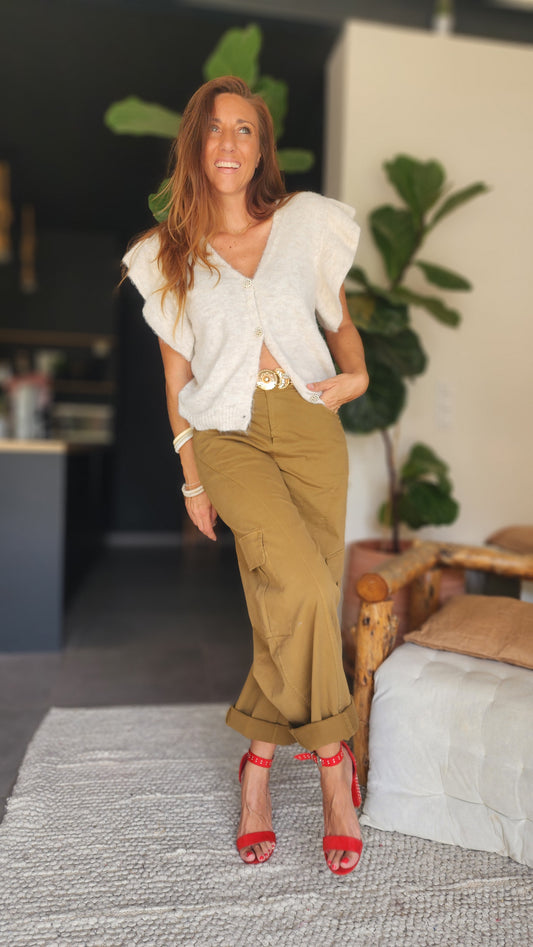 Gilet INES Ivoire
