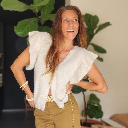 Gilet INES Ivoire