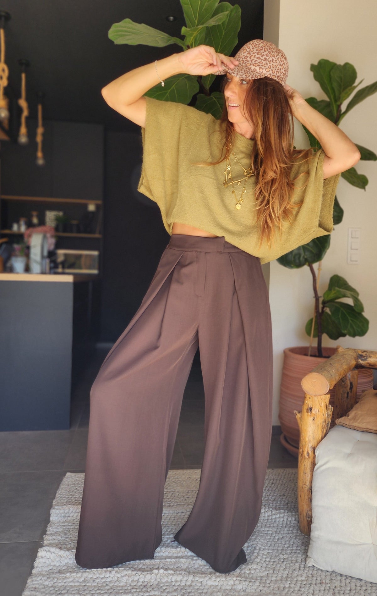 Pantalon CUBA Chocolat