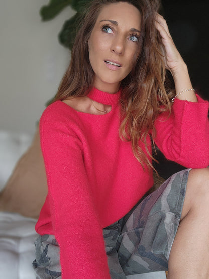Pull ML MALORY Rouge
