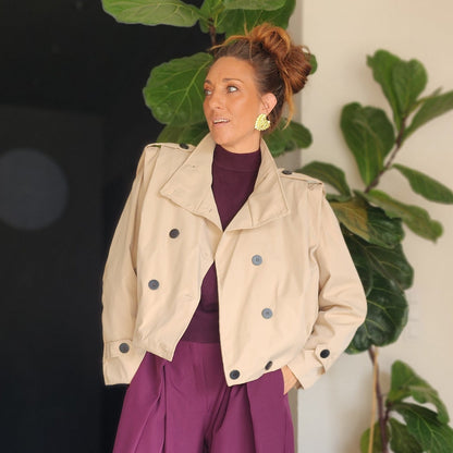 Veste coupe-vent ZARA Beige