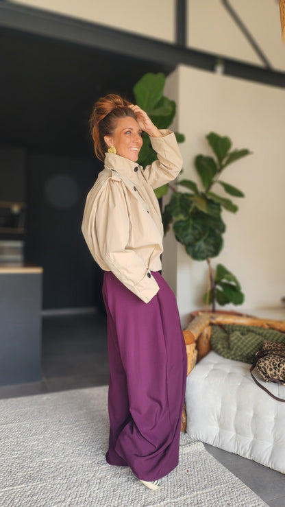 Veste coupe-vent ZARA Beige