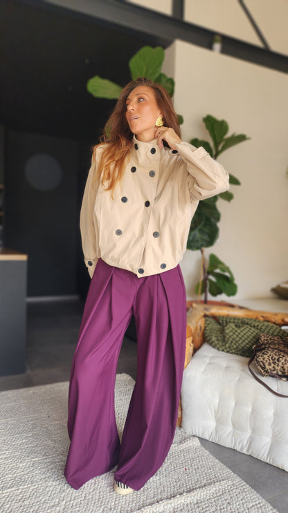 Veste coupe-vent ZARA Beige