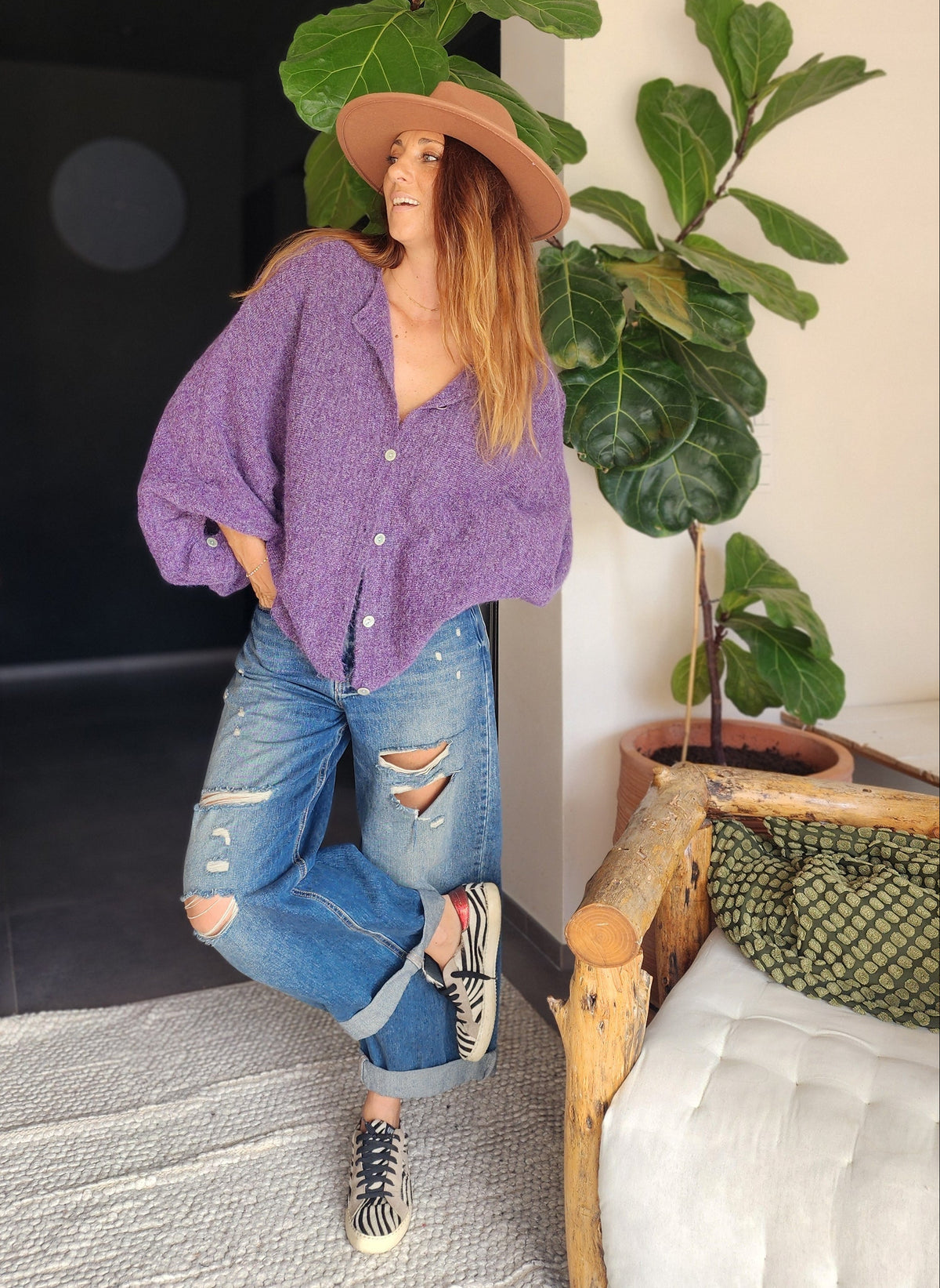Gilet COCOON Violet