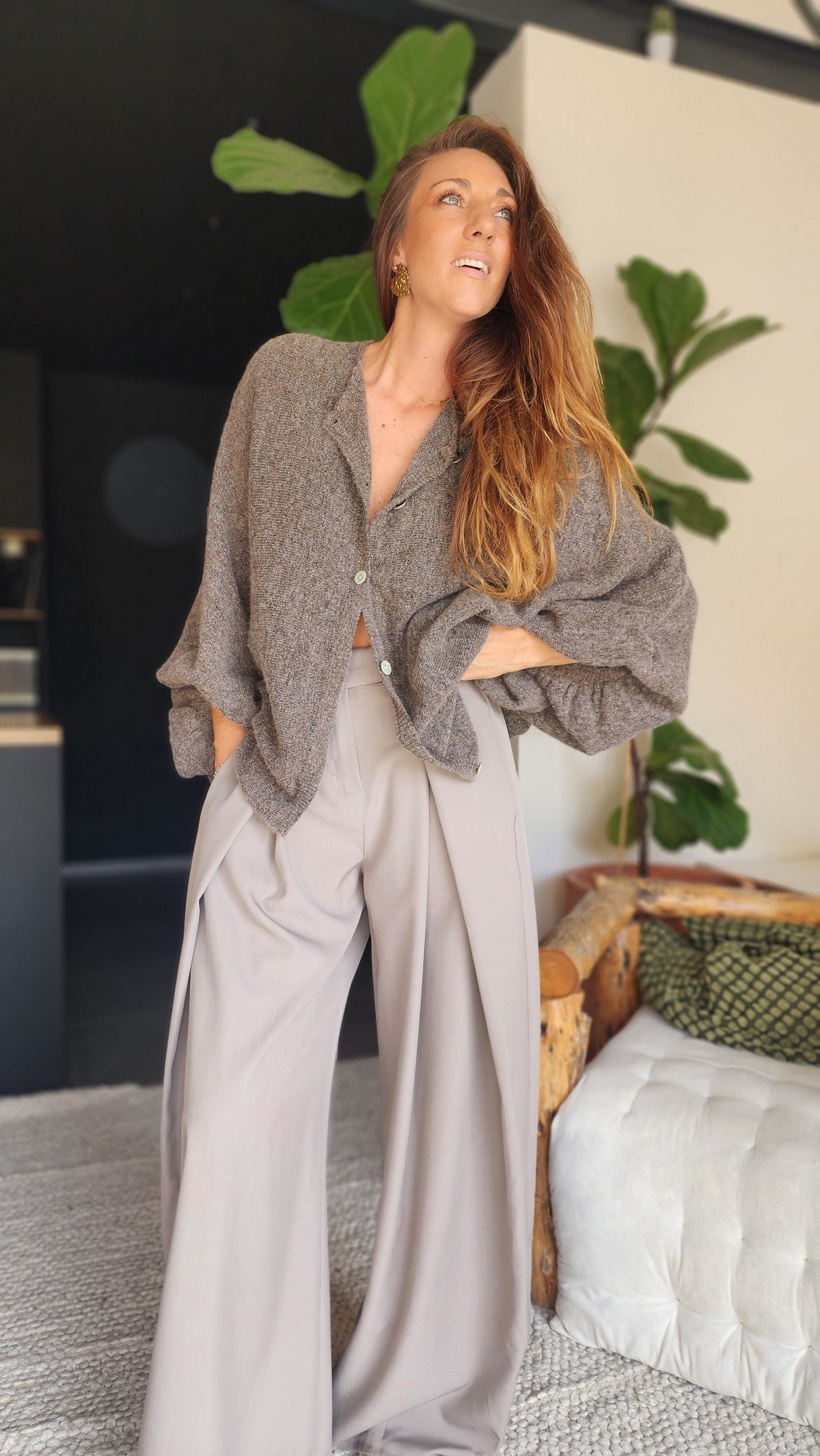 Gilet COCOON Taupe