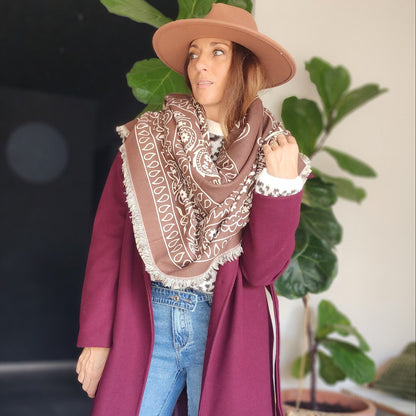 Écharpe BANDITA Noisette