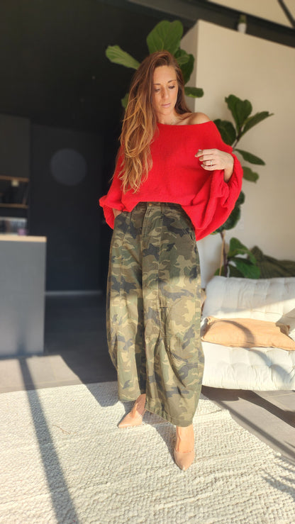 Pantalon militaire BADDIE – Coupe barrel
