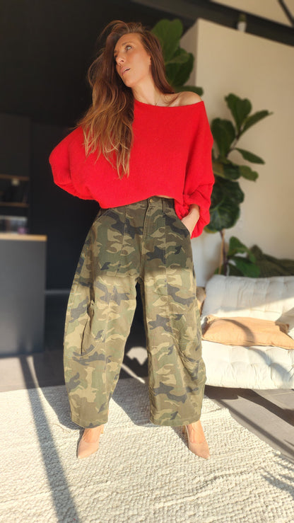 Pantalon militaire BADDIE – Coupe barrel