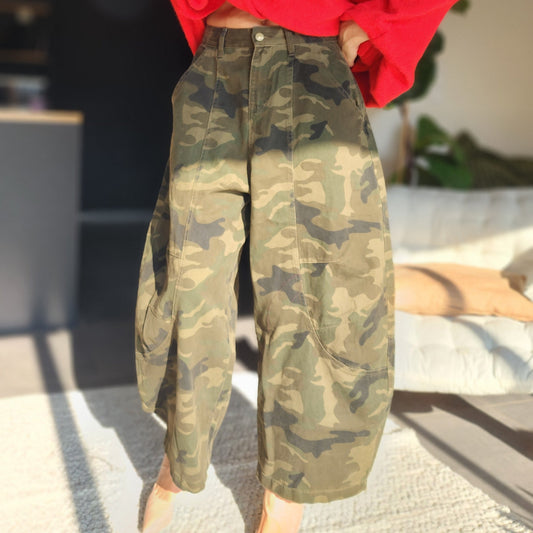 Pantalon militaire BADDIE – Coupe barrel