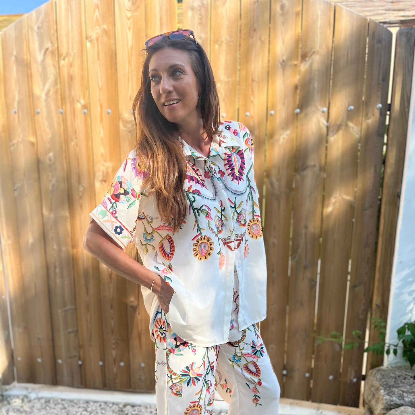 Chemise FLORANA Manche courte