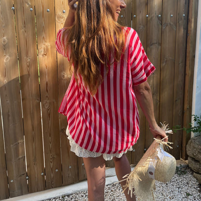 Chemise FRAISE Gaze de coton