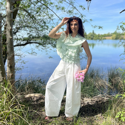 Pantalon LOUISE - Blanc