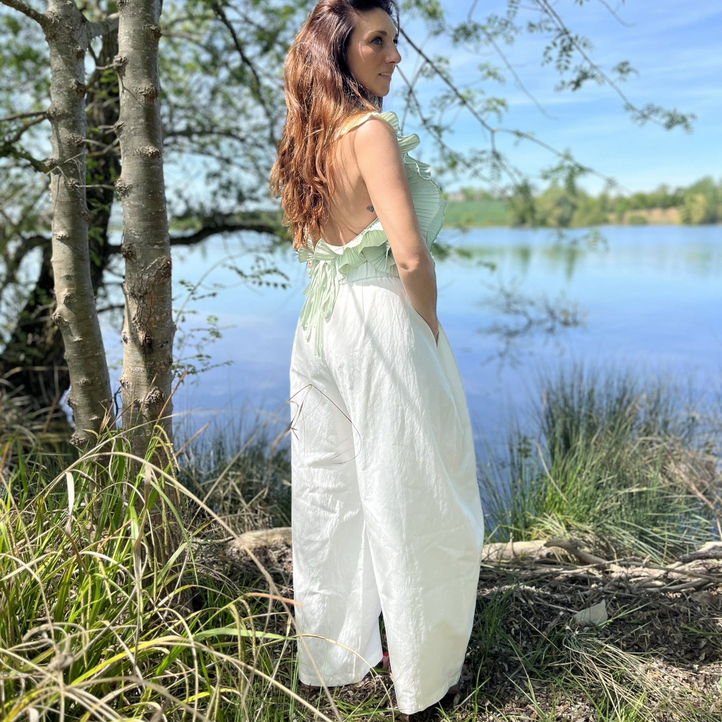 Pantalon LOUISE - Blanc