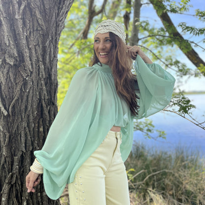 Blouse MOA - Vert d'eau