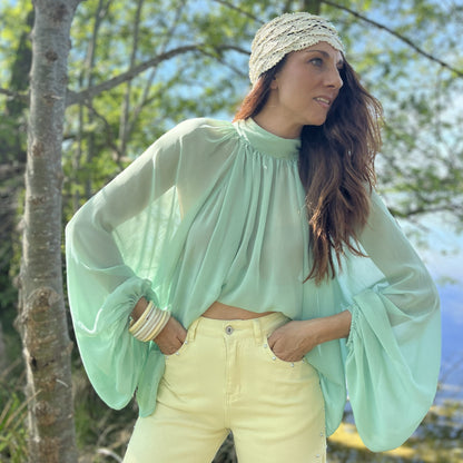 Blouse MOA - Vert d'eau