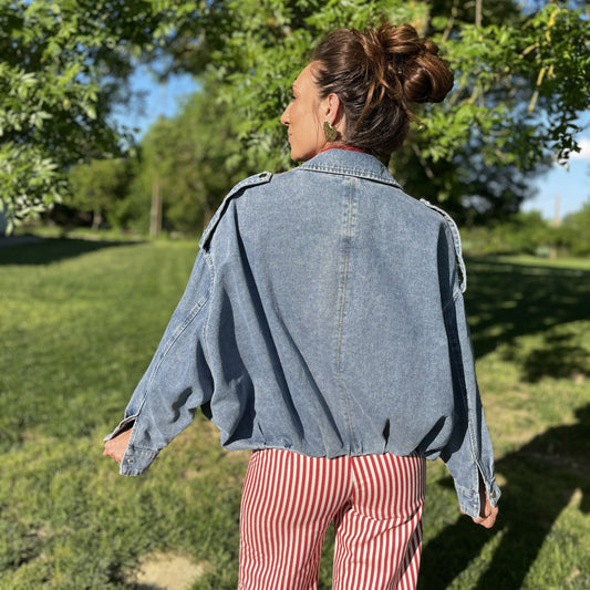Veste en jean OVER
