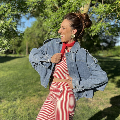 Veste en jean OVER