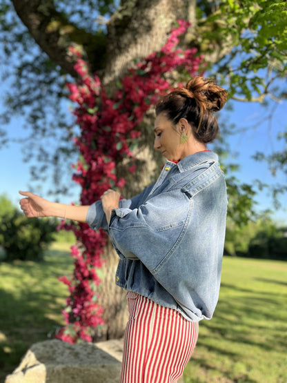 Veste en jean OVER